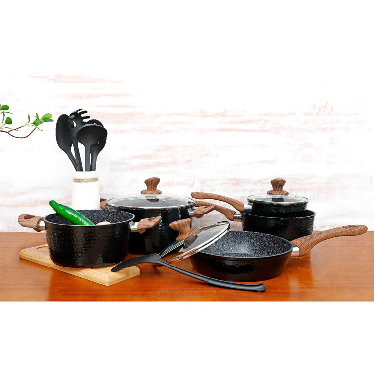 aluminum non stick cookware set